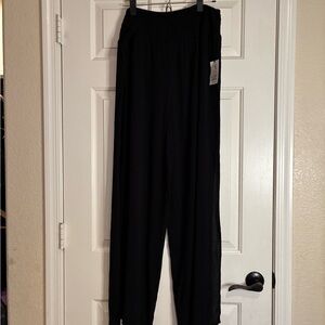 Shade & Shore Classic Black Pants With High Slits